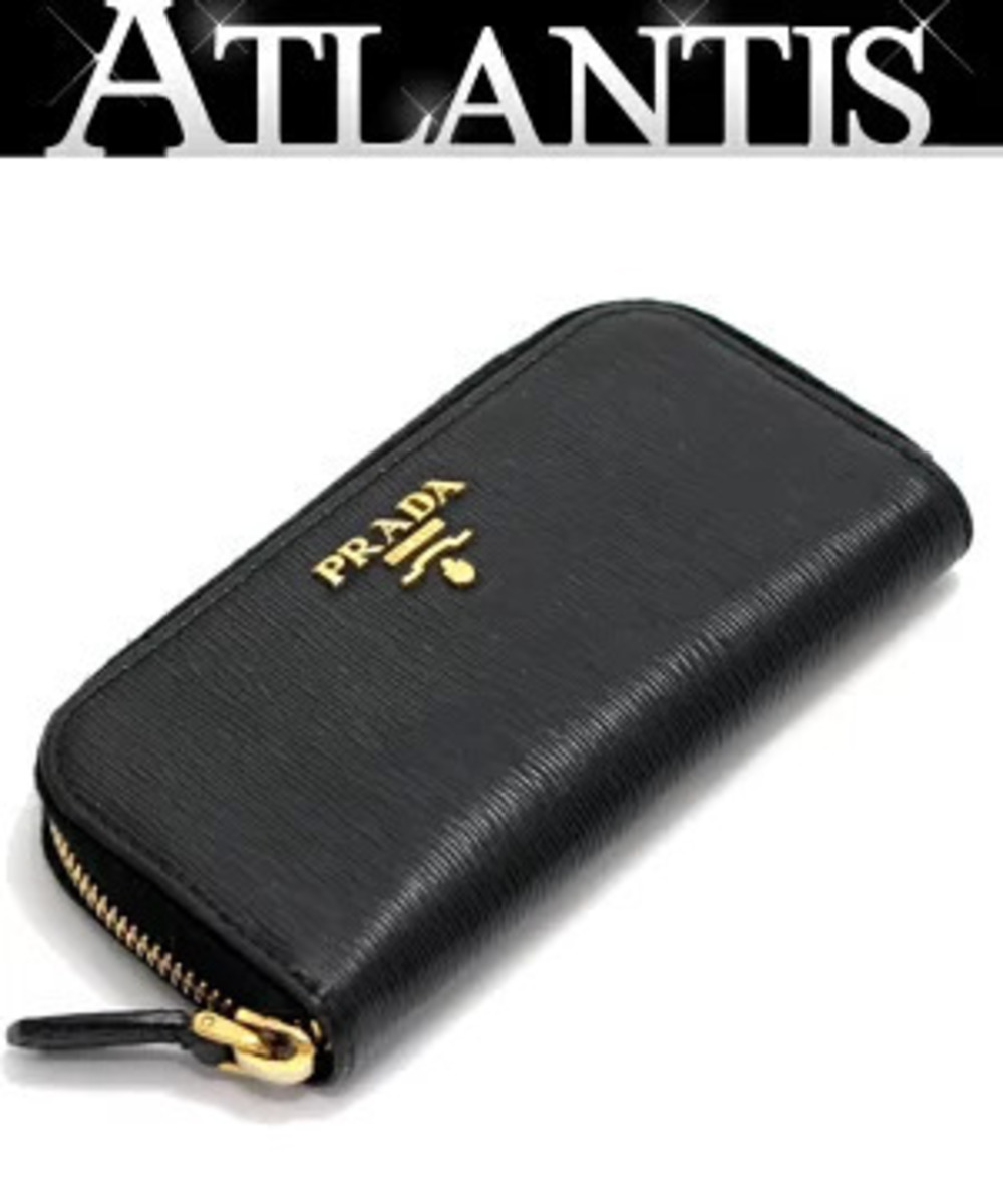 Prada Case Wallet leather black